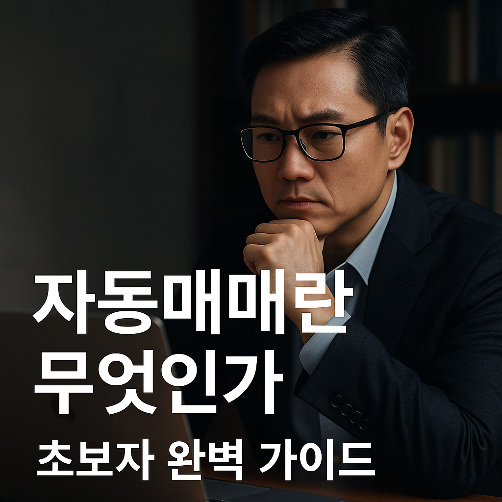 자동매매란 무엇인가 (초보자 완벽 가이드)  감정 없는 트레이딩이 가능한 이유와 반드시 알아야 할 핵심