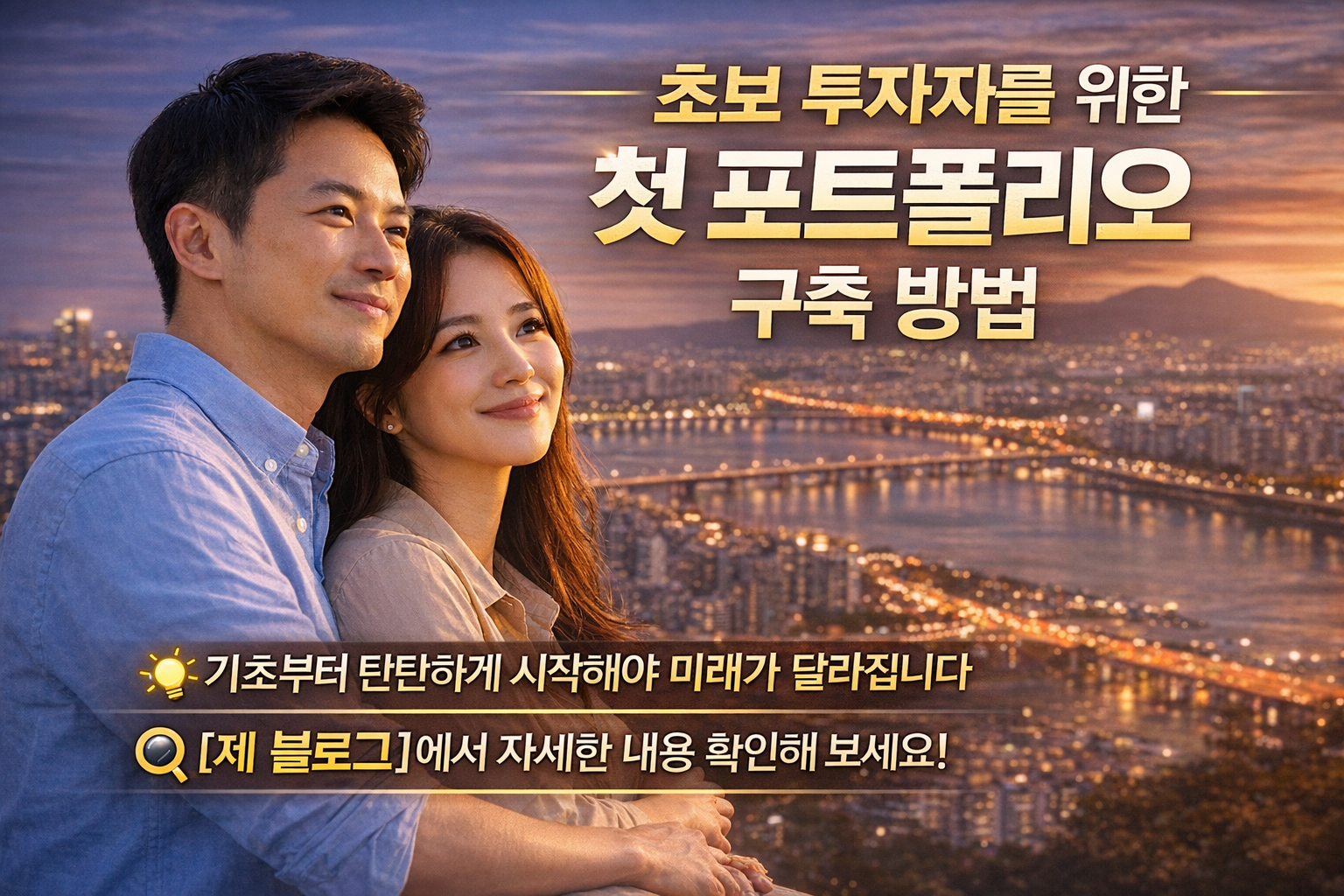 초보 투자자를 위한 ‘첫 포트폴리오’ 구축 방법  (처음이 가장 중요합니다, 방향이 결과를 만듭니다)