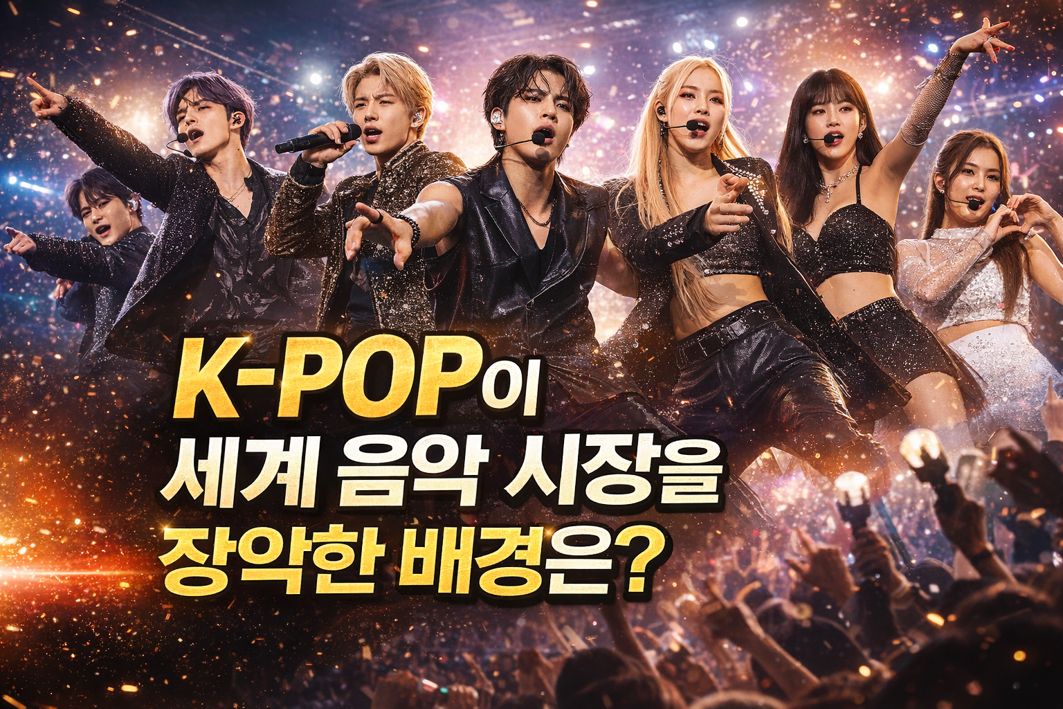 K-POP이 세계 음악 시장을 장악한 배경 (유행이 아닌 ‘산업 시스템’이 만든 글로벌 성공)