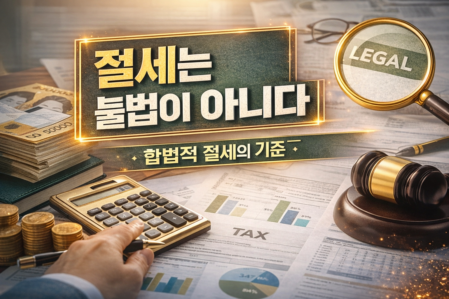 절세는 불법이 아니다, 합법적 절세의 기준 (세금을 줄이는 것과 탈세의 차이는 ‘이것’입니다)