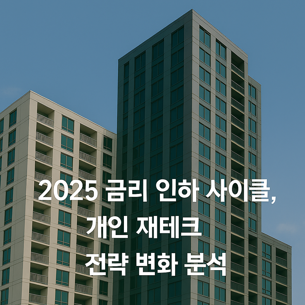 📌2025 금리 인하 사이클, 개인 재테크 전략 변화 분석 (2025 재테크 보고서)
