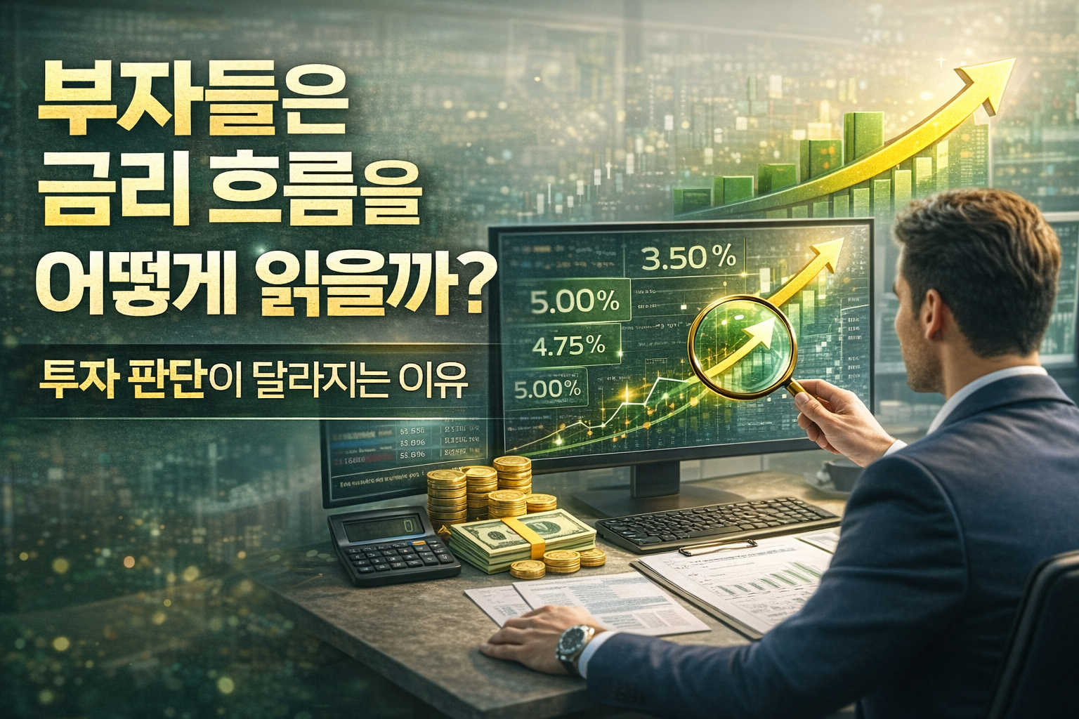 부자들은 금리 흐름을 어떻게 읽을까? (투자 판단이 달라지는 이유)
