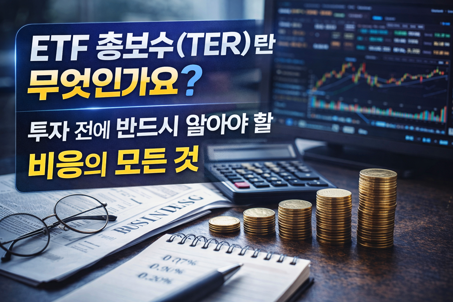 ETF 총보수(TER)란 무엇인가요? (투자 전에 반드시 알아야 할 비용의 모든 것)