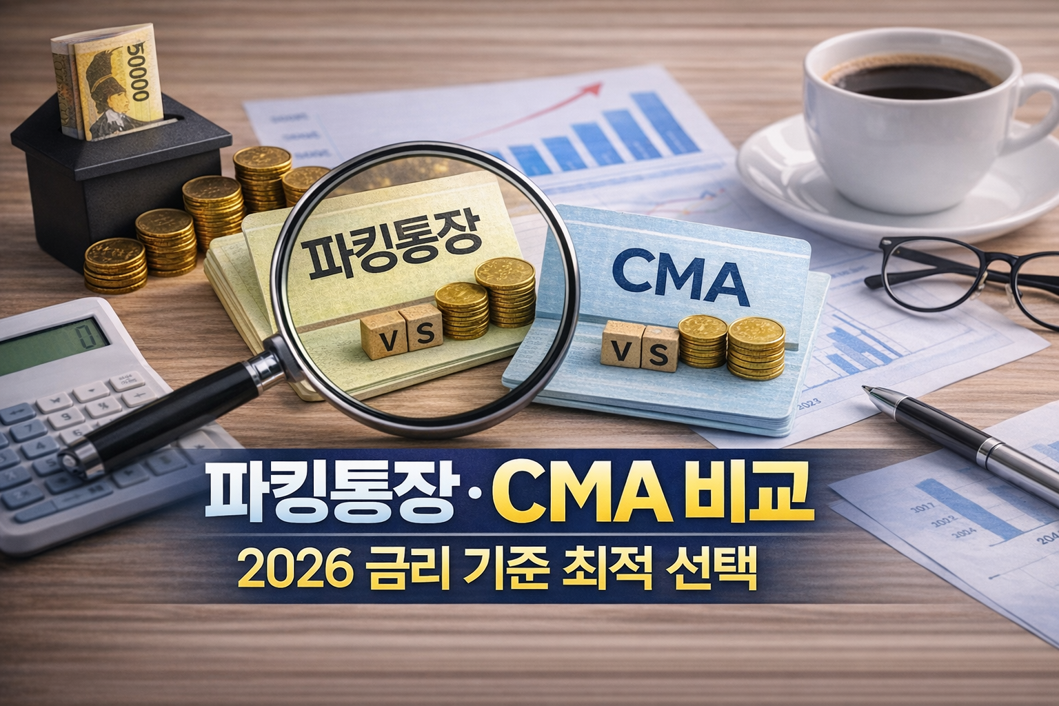 파킹통장·CMA 비교: 2026 금리 기준 최적 선택 가이드 (완성 확장판)
