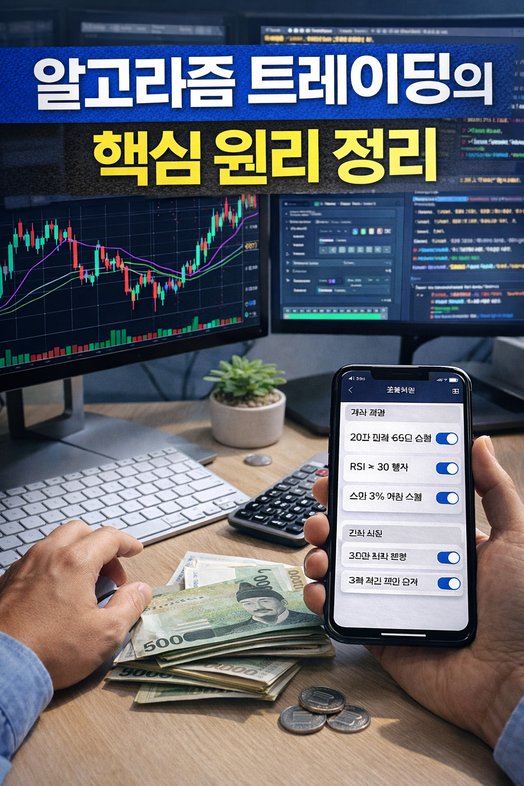 알고리즘 트레이딩의 핵심 원리 정리 (자동매매 시스템은 어떻게 수익을 만드는가?)