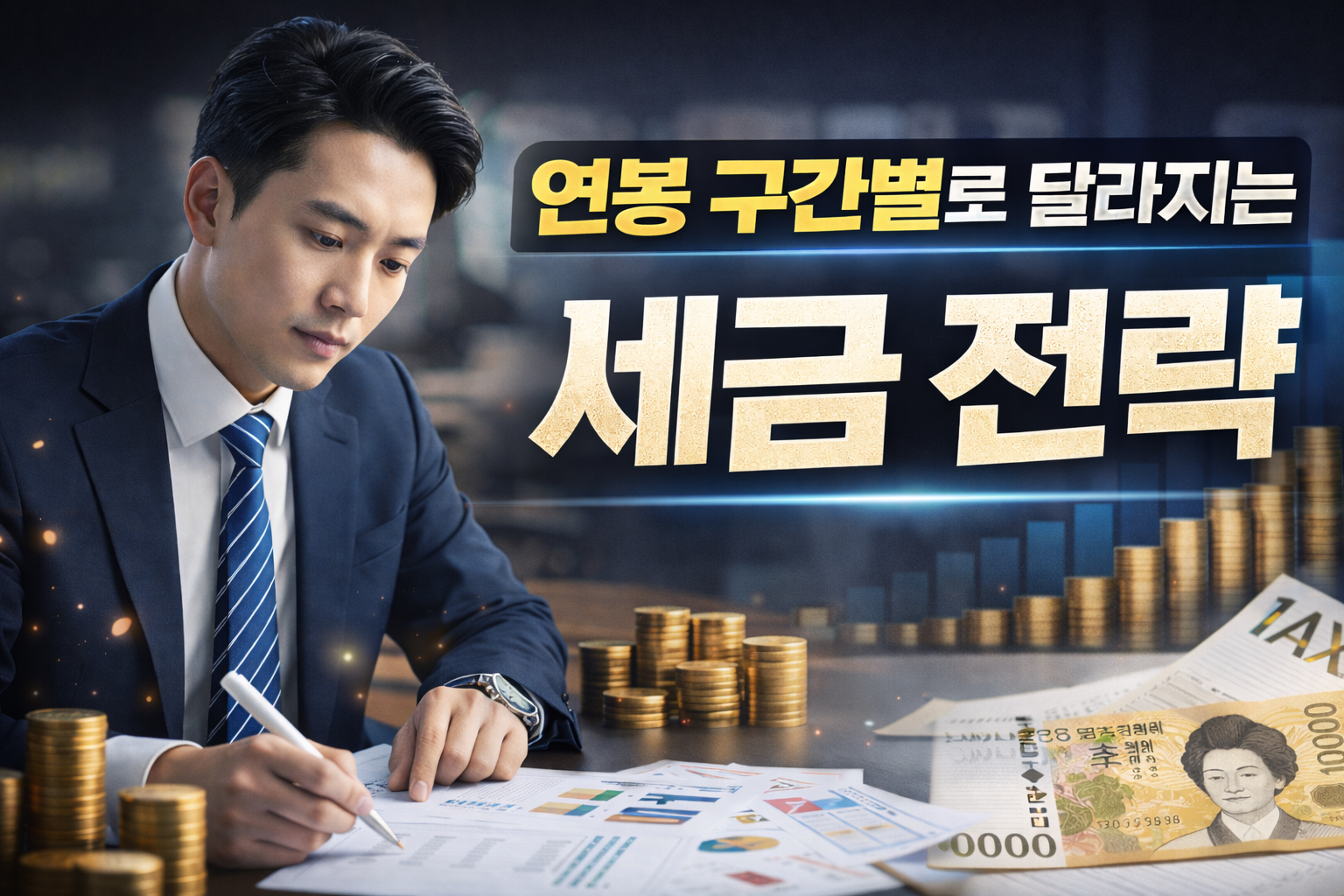 연봉 구간별로 달라지는 세금 전략 (소득이 오를수록 반드시 바꿔야 할 절세 설계)