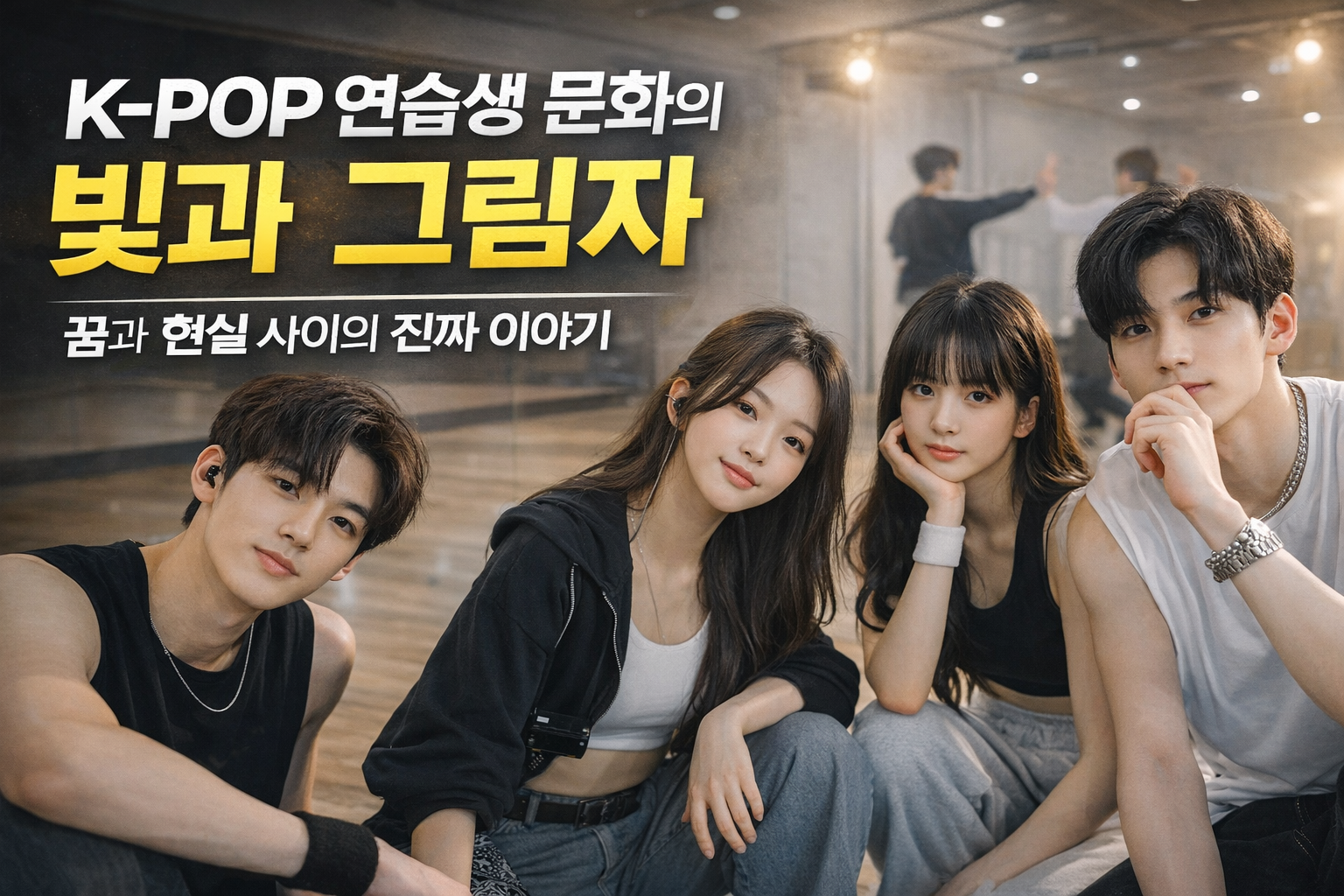 K-POP 연습생 문화의 빛과 그림자  (꿈과 현실 사이의 진짜 이야기)