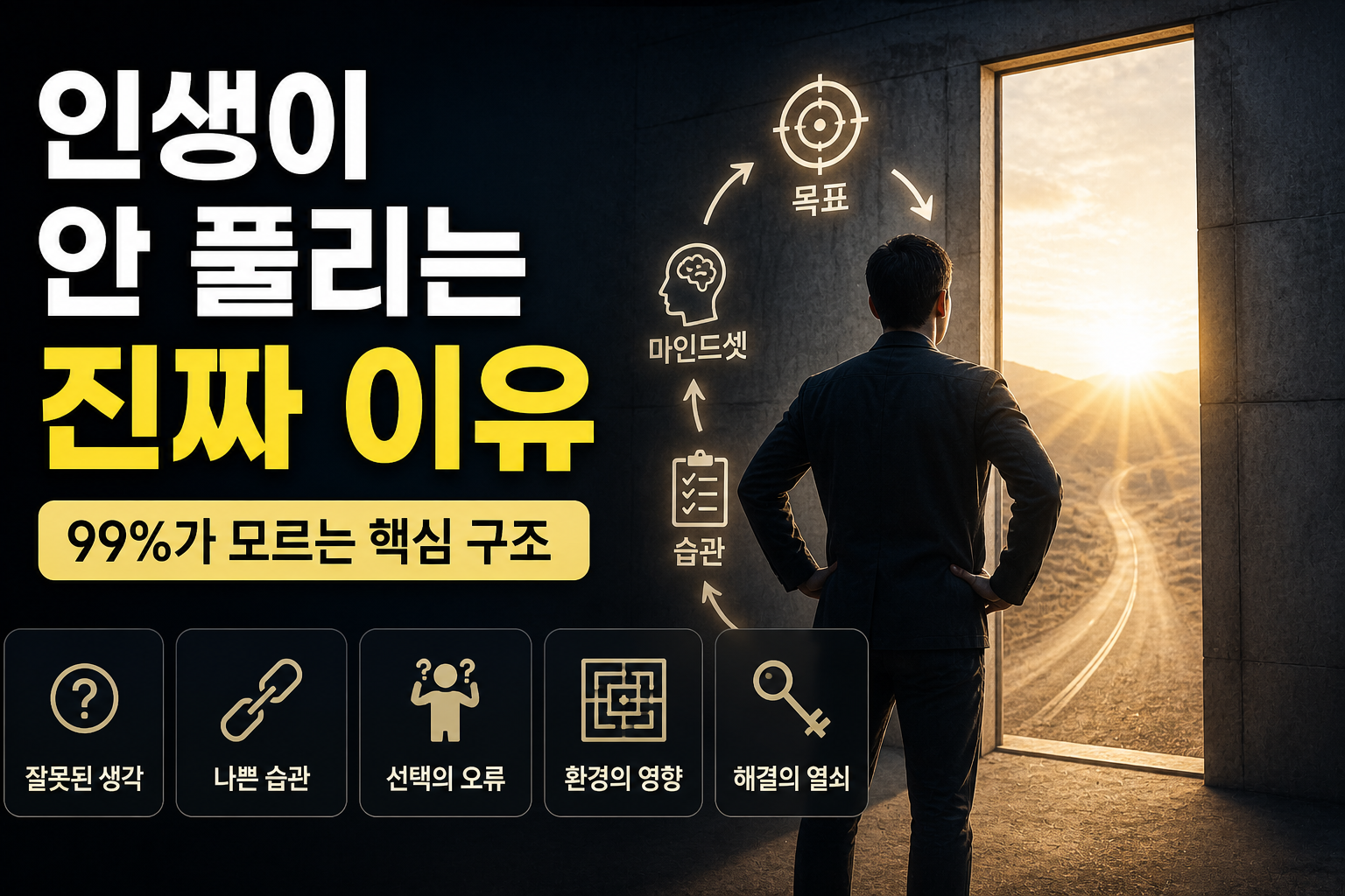 인생이 안 풀리는 진짜 이유 (99%가 모르는 핵심 구조)