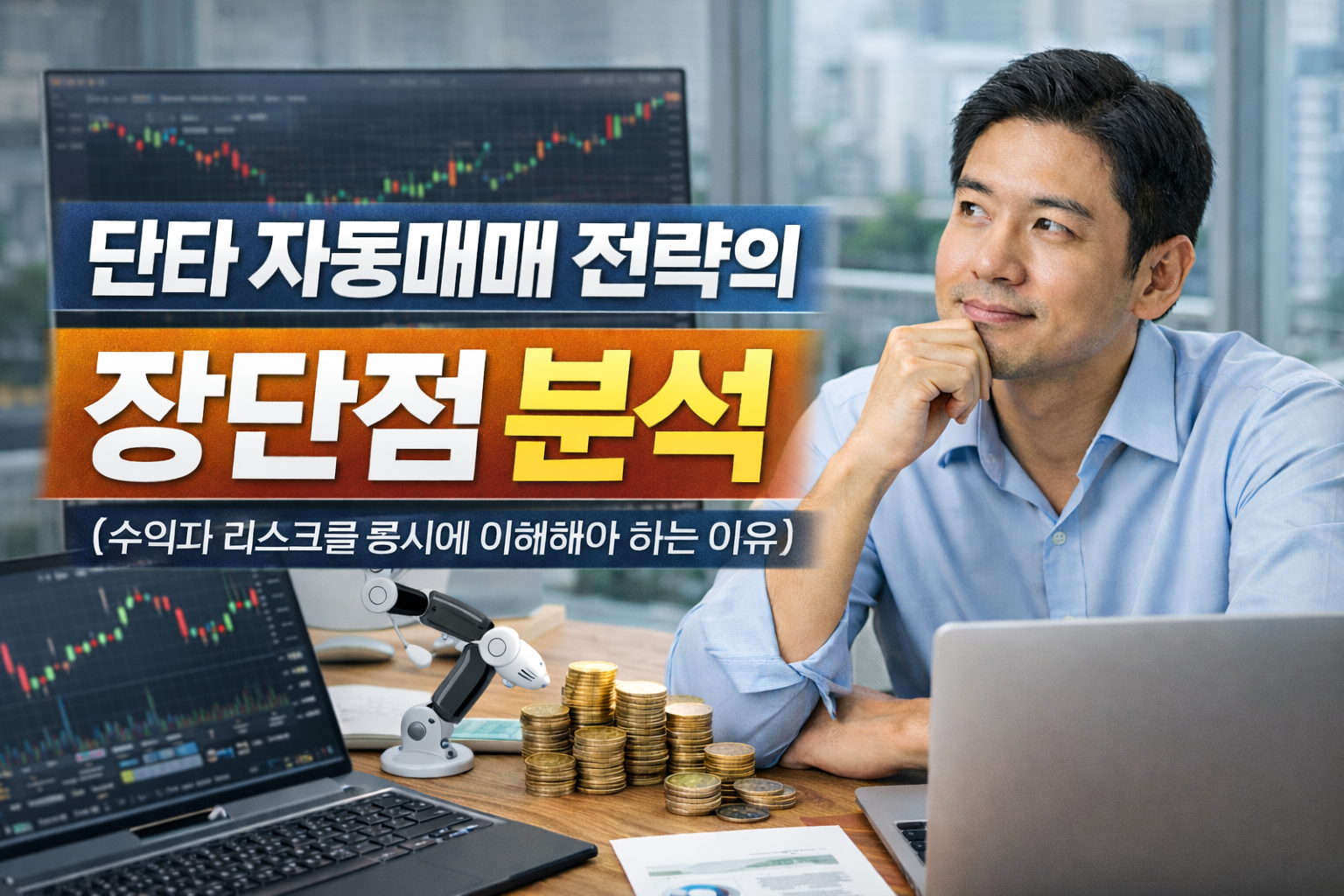 단타 자동매매 전략의 장단점 분석 (수익과 리스크를 동시에 이해해야 하는 이유)