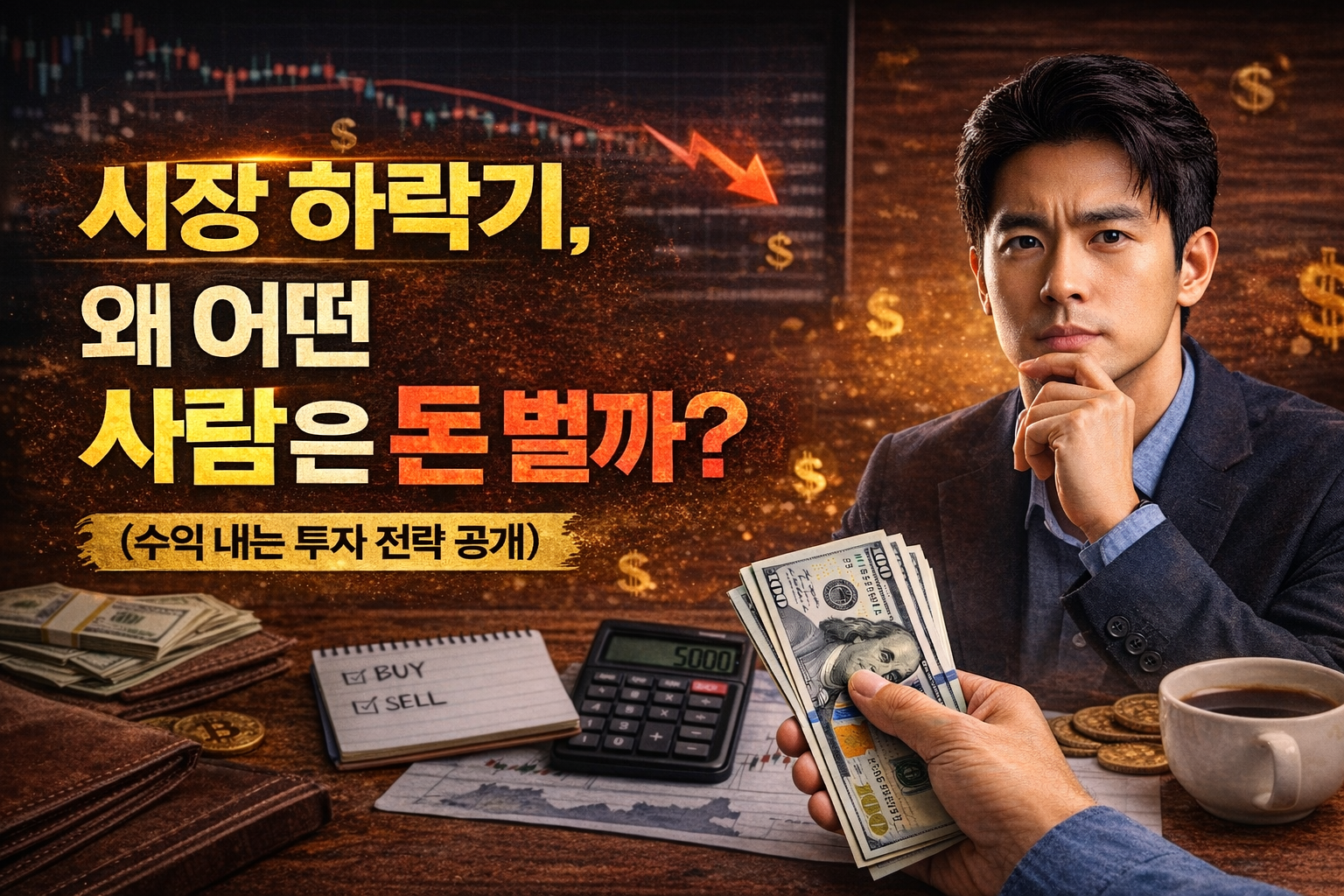 시장 하락기, 왜 어떤 사람은 돈 벌까?(수익 내는 투자 전략 공개)