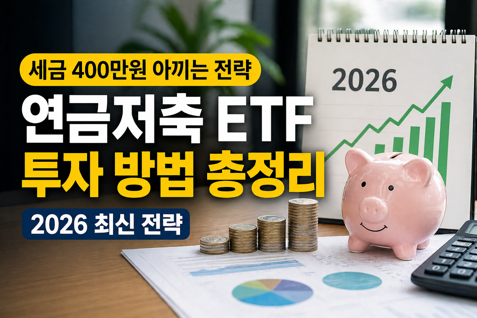 연금저축 ETF 투자 방법 총정리 (세금 400만원 아끼는 전략 2026)