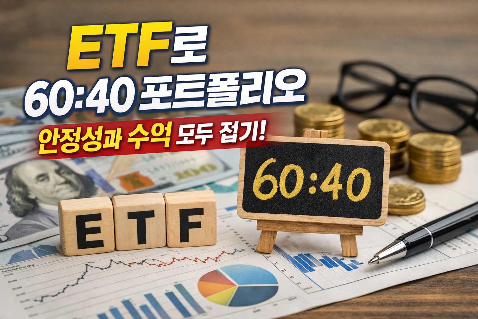 ETF로 60:40 포트폴리오 구성하기 (안정성과 수익을 동시에 잡는 전략)