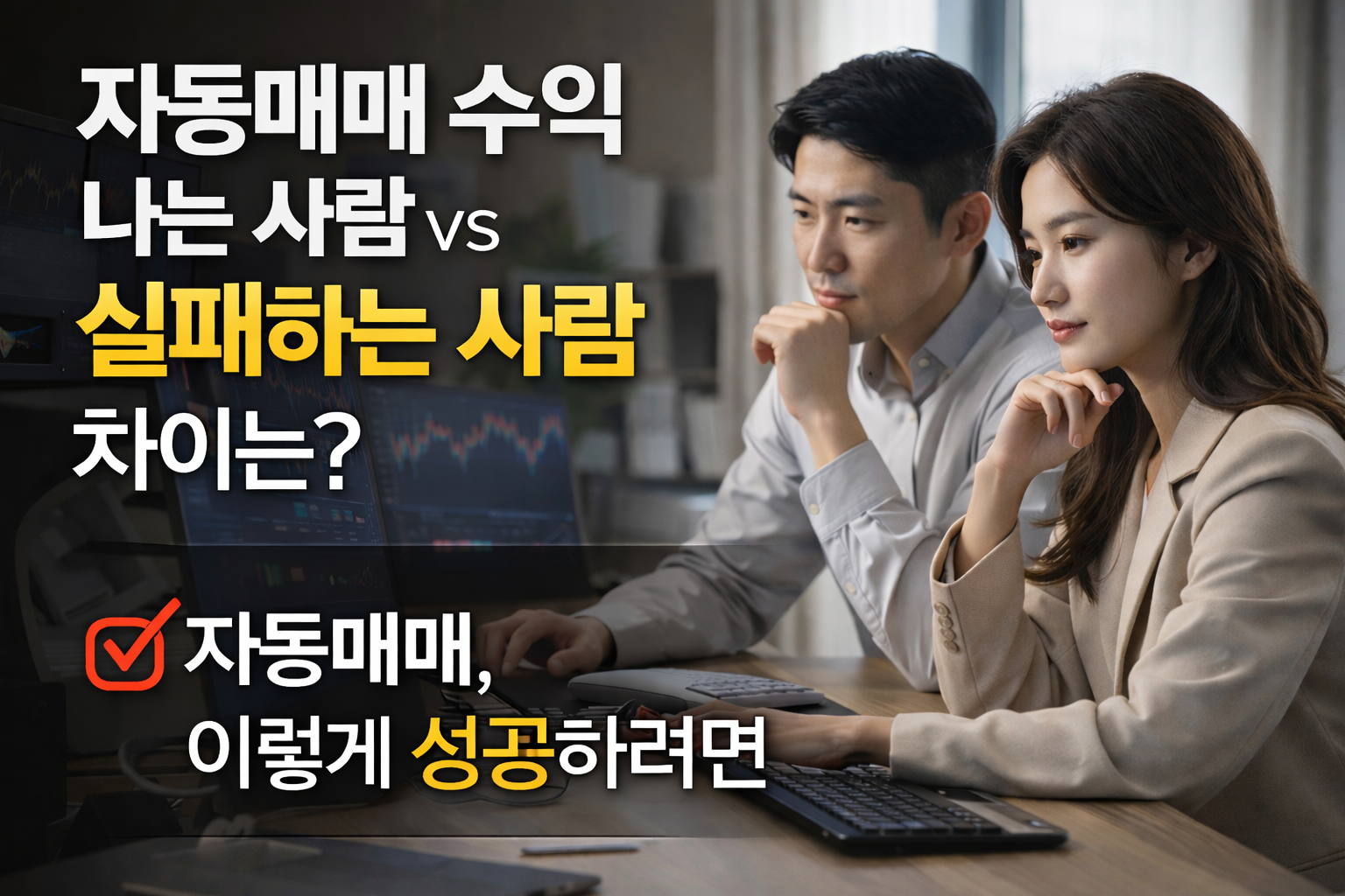 자동매매 수익이 나는 사람과 실패하는 사람 차이는 무엇일까