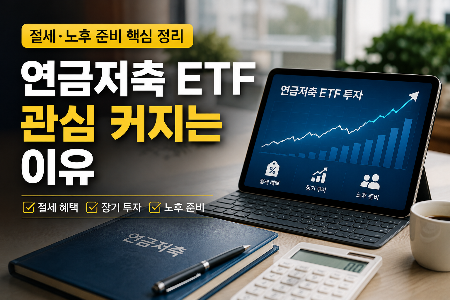 연금저축 ETF 관심 커지는 이유 (절세·노후 준비 핵심 정리)