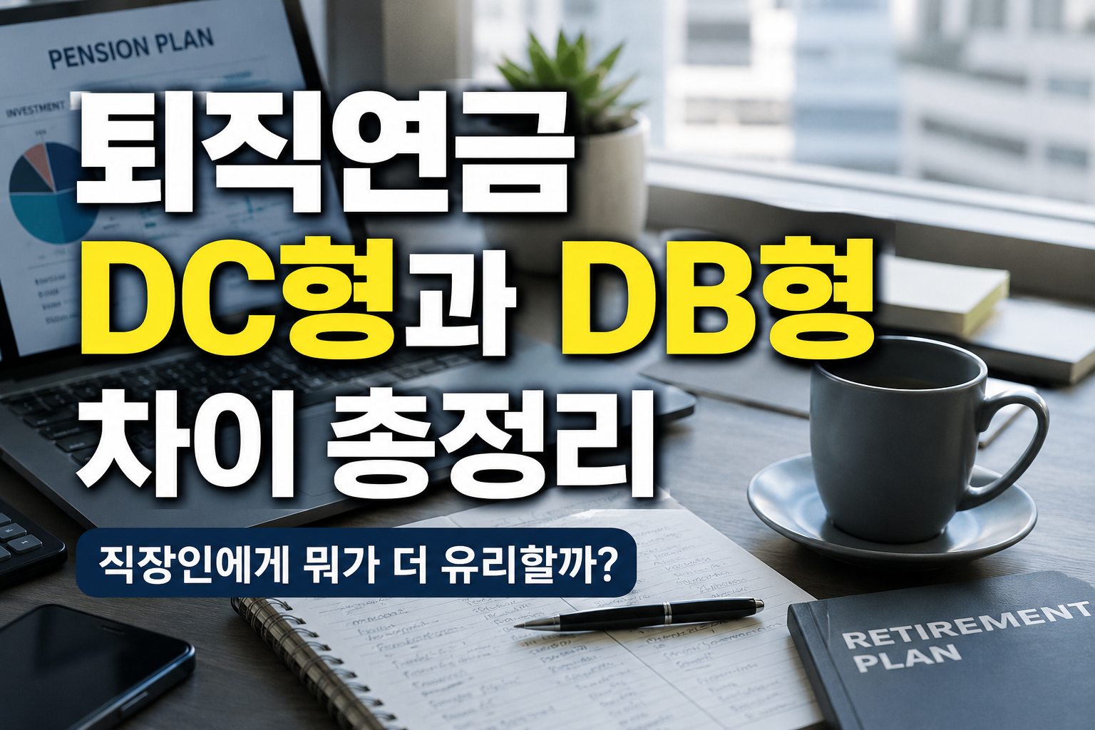 퇴직연금 DC형과 DB형 차이 총정리 (직장인에게 뭐가 더 유리할까?)