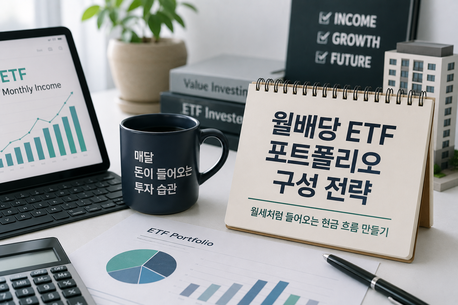매달 돈 들어오는 ETF 포트폴리오 구성 방법 공개 (현실적인 월배당 투자 전략)