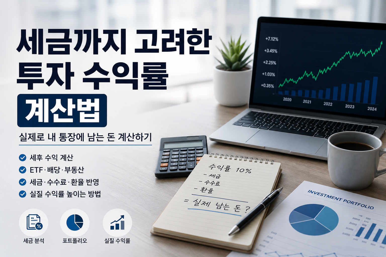 세금까지 고려한 투자 수익률 계산법 (실제로 내 통장에 남는 돈 계산하기)