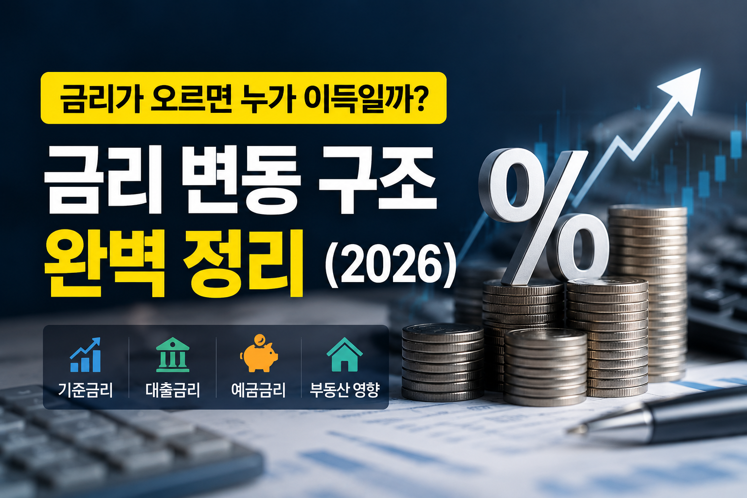 금리가 오르면 누가 이득일까? 금리 변동 구조 완벽 정리 (2026)