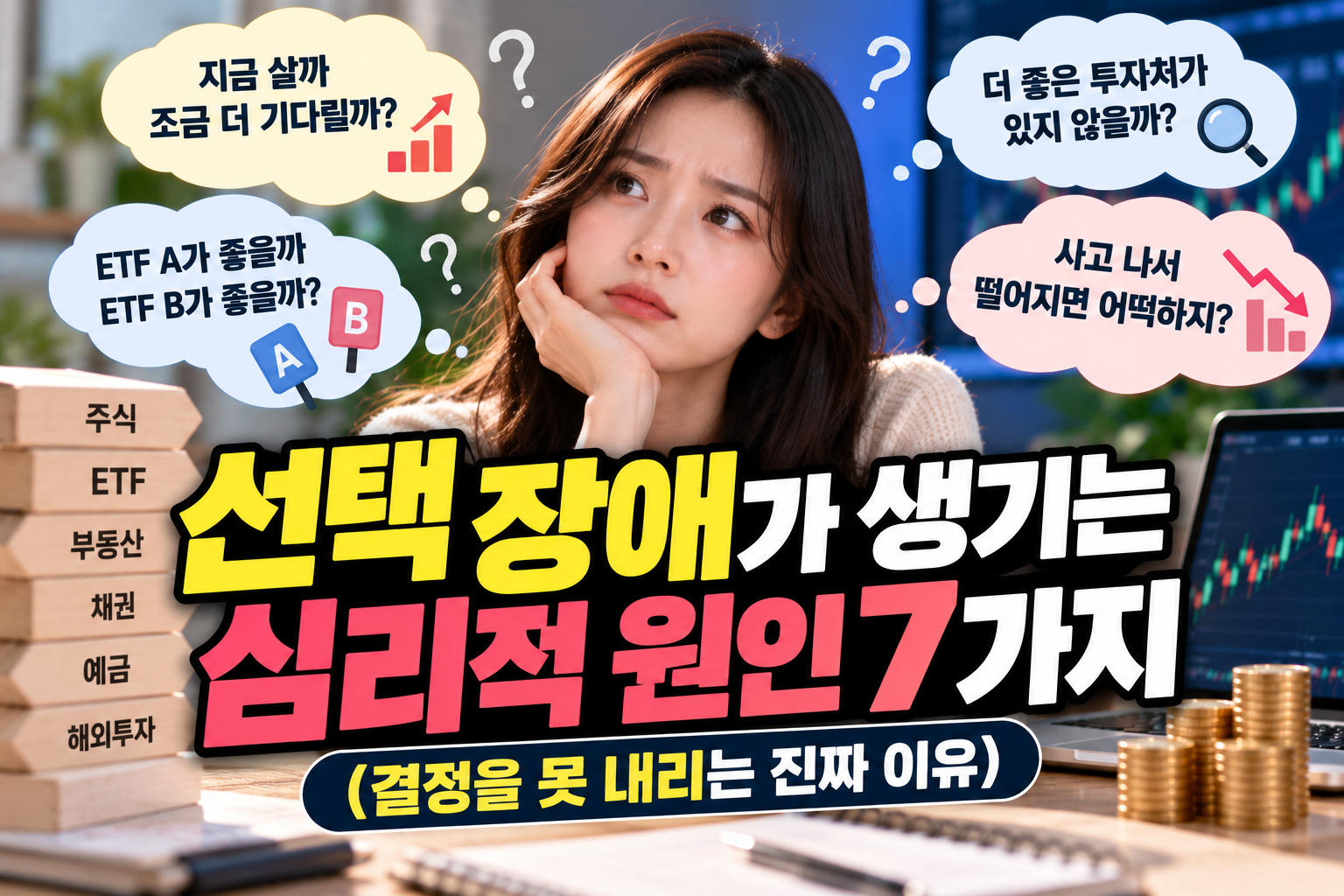 선택 장애가 생기는 심리적 원인 7가지 (결정을 못 내리는 진짜 이유)